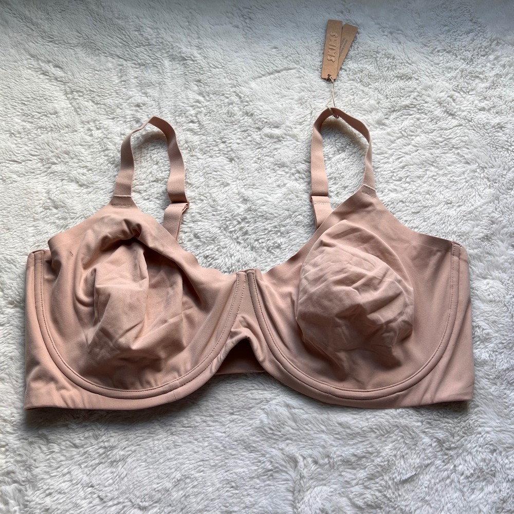 Skims Fits Everybody Underwire Bra Mica Tan Beige Size 46DDD BR-UWR-2293 NWT